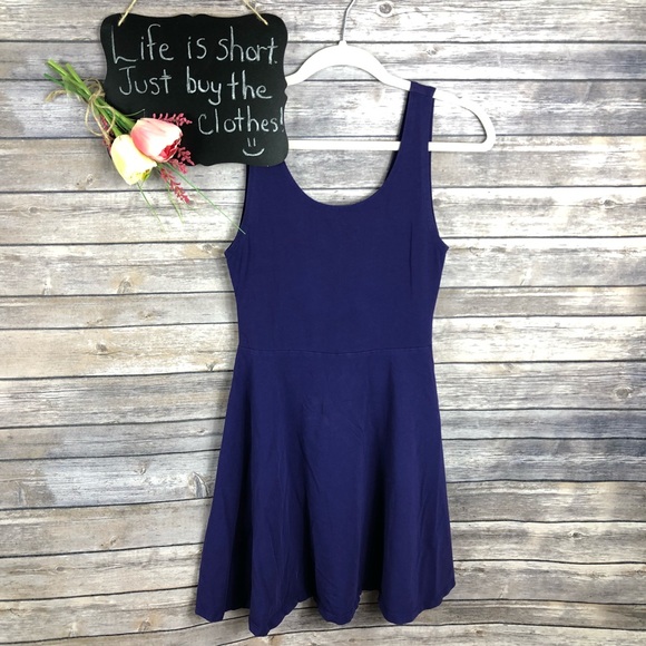 Topshop Dresses & Skirts - Topshop deep purple sleeveless Aline jersey dress